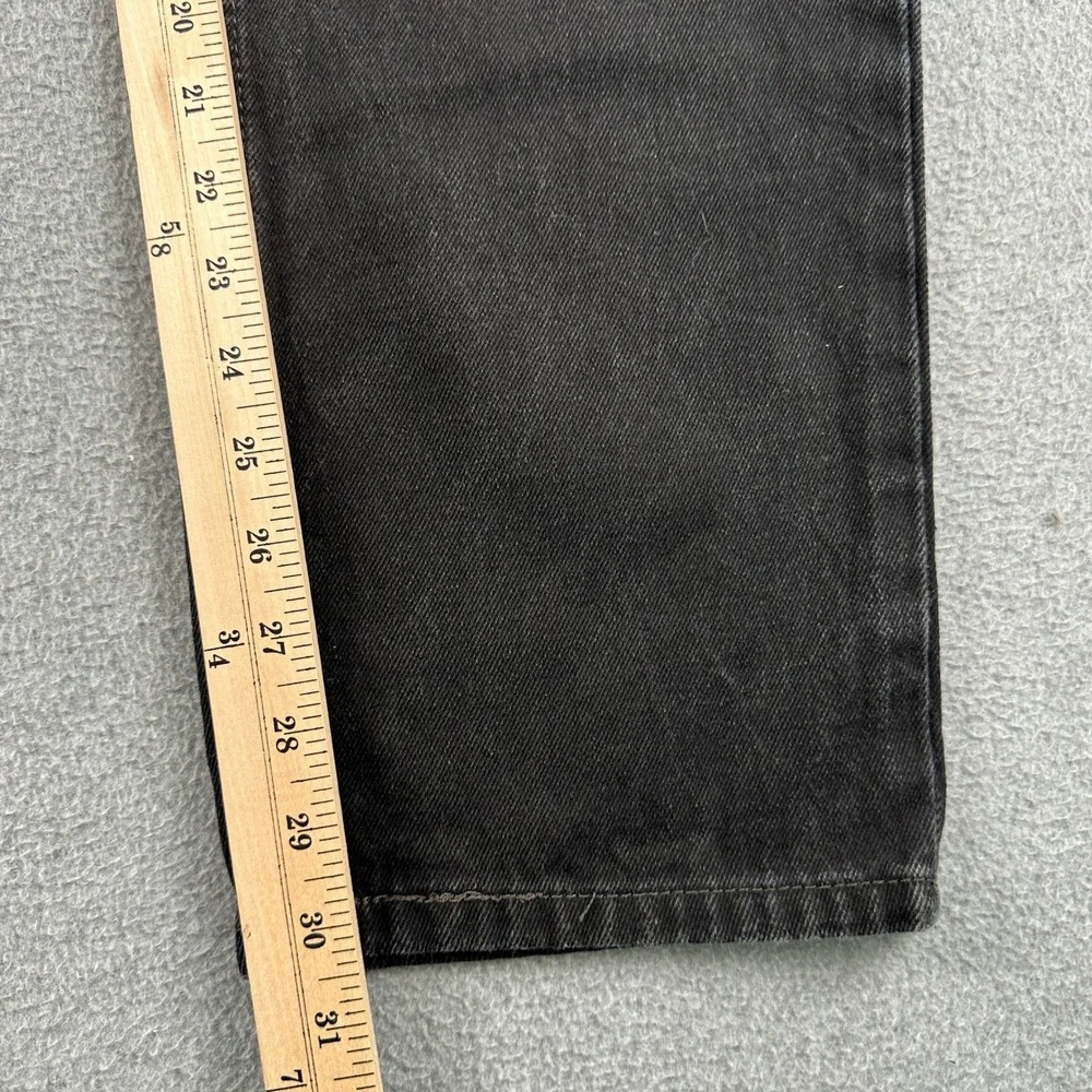 Levi's Jeans Mens 30x32 Black 550 Relaxed Fit Tapered Leg Denim